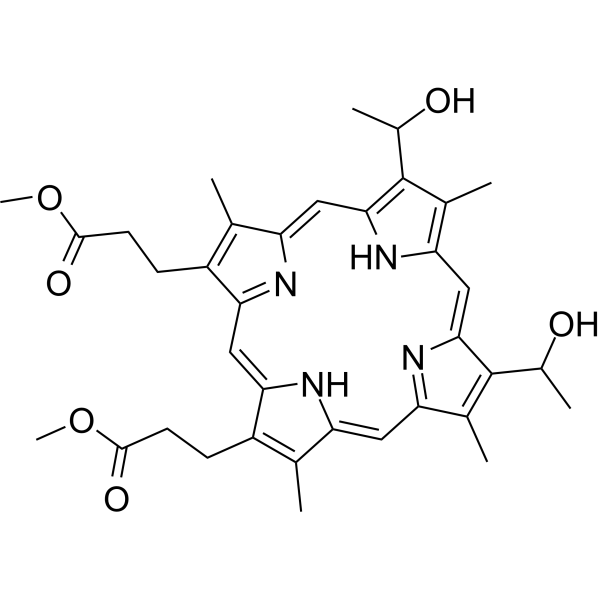 Hematoporphyrin IX dimethyl ester 5594-29-6